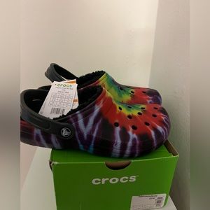 Crocs Unisex-Adult Classic Lined Tie-Dye Clog